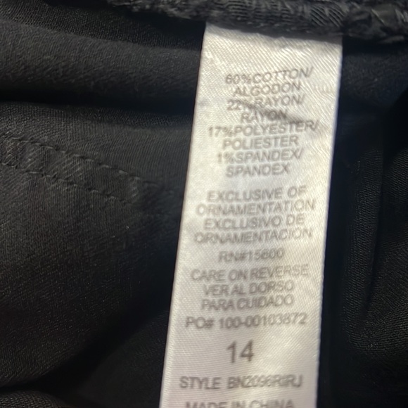 Democracy Black Wash Distressed Luxe Touch Premium Freedom Ankle Length Jean - Picture 11 of 11